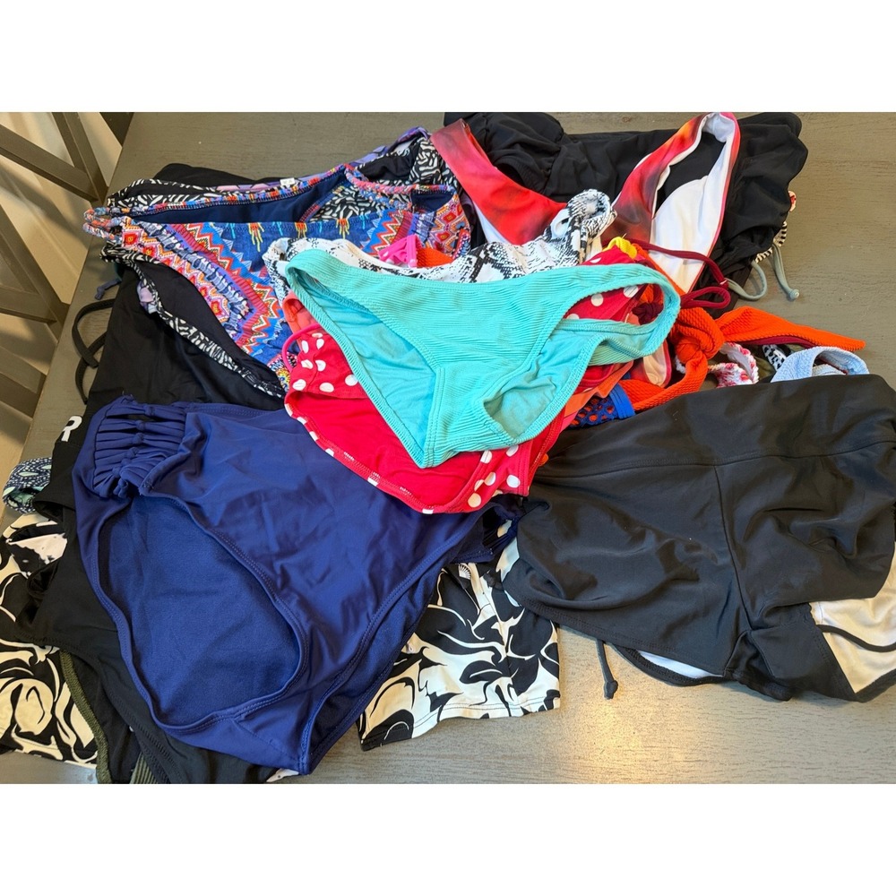 lot of 45 swimsuit bikini  bottoms missing tags